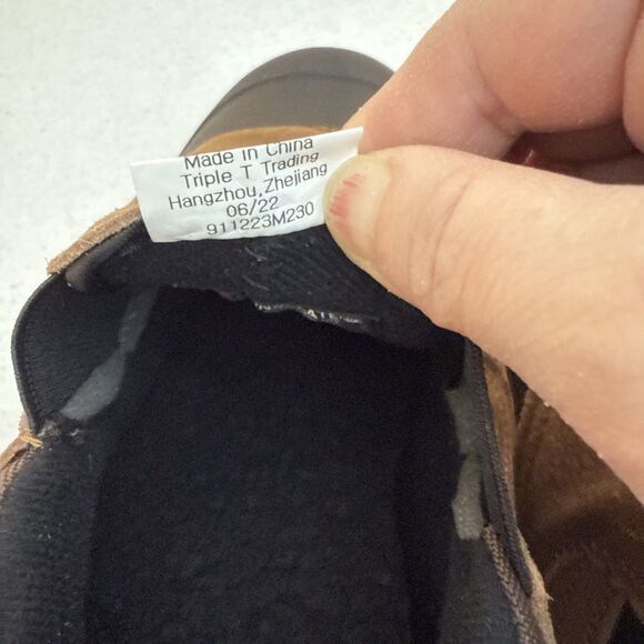 Northside Dawson Shoes Mens Size 10 Brown Polar Suede Slip-On Insulated - Picture 8 of 11